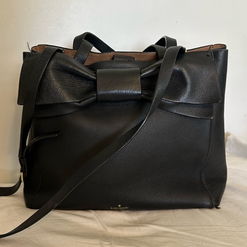 Kate Spade Black Bow Tote